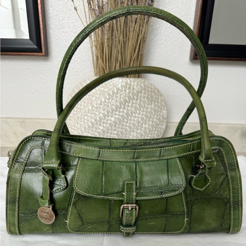 Dooney & Bourke Vintage Italian Leather Satchel